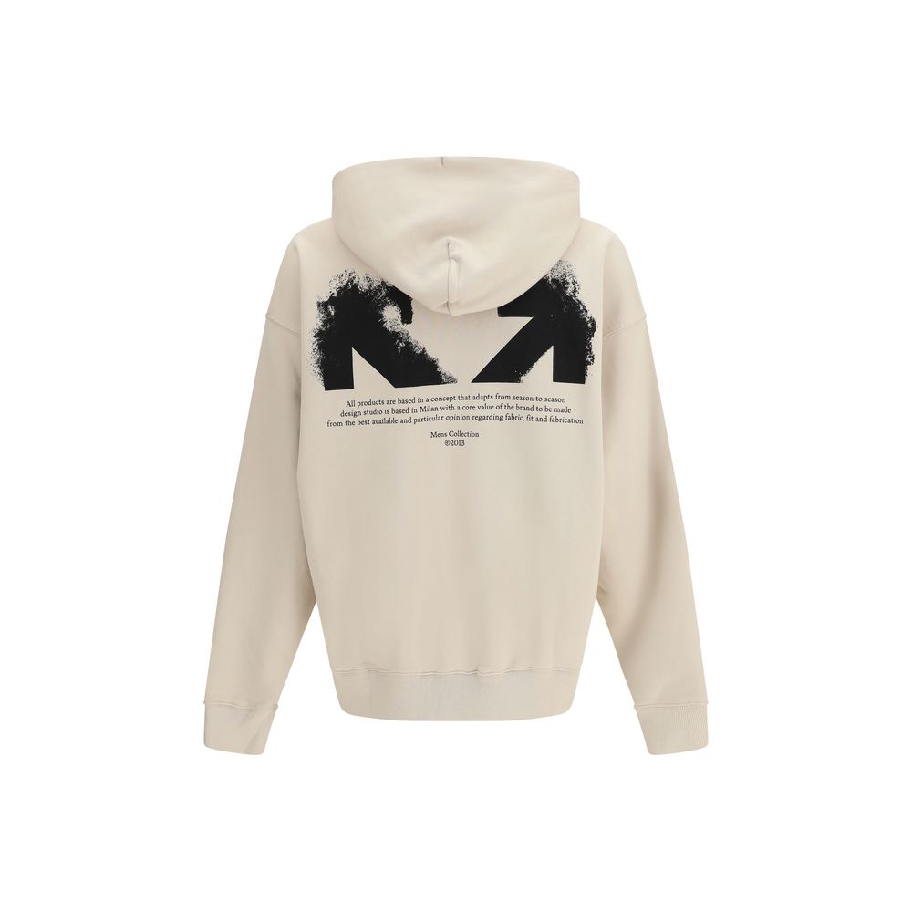 Off-White Beige Cotton Sweatshirt – Half Arrows Skate Hoodie