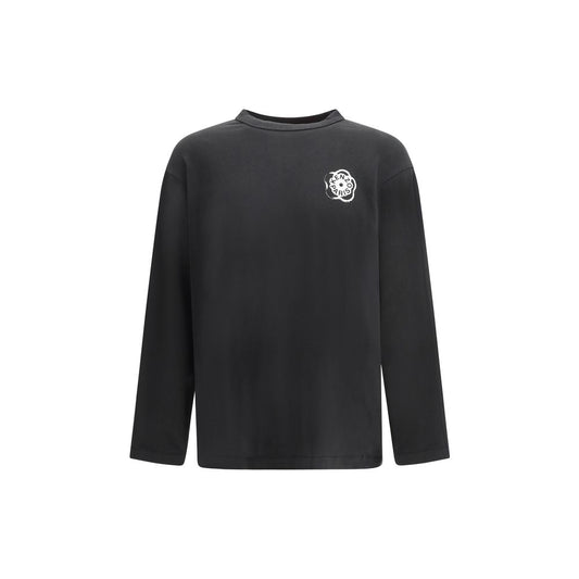 Kenzo Black Cotton Sportswear - Boke Flower 2.0 Long-Sleeved T-Shirt