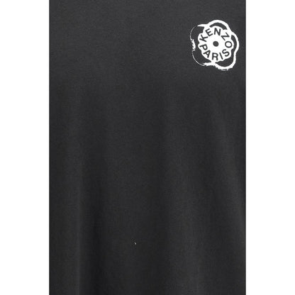 Kenzo Black Cotton Sportswear - Boke Flower 2.0 Long-Sleeved T-Shirt