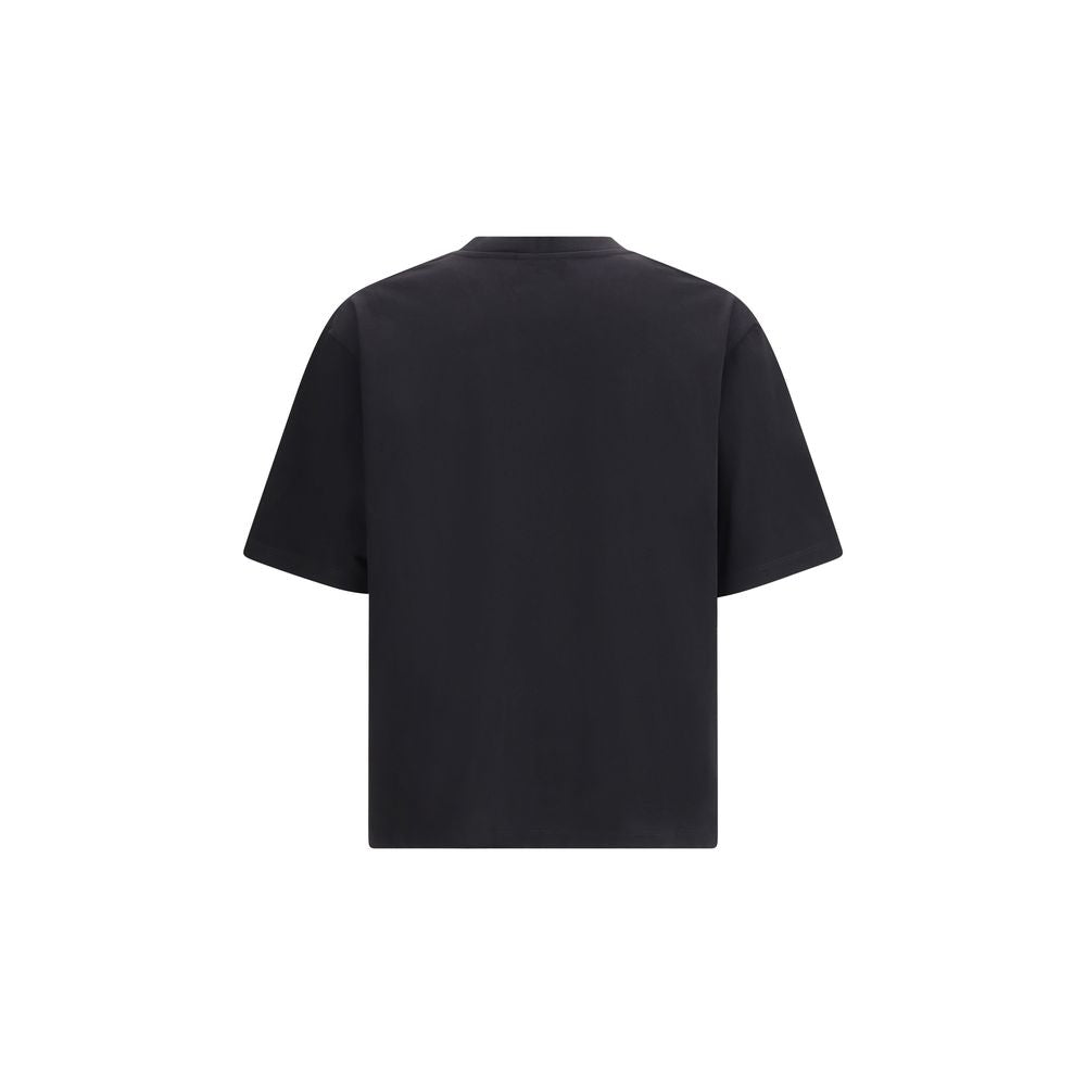 Dsquared2 Black Cotton T-Shirt: Minimalist Elegance with Attitude