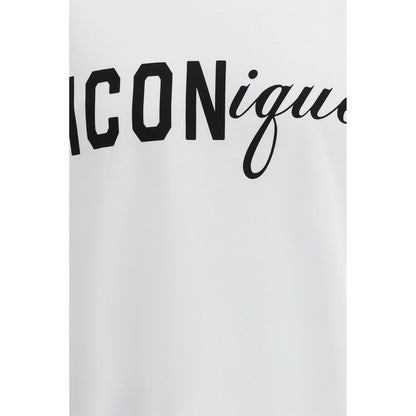 Dsquared² Icon Graphic White Cotton T-Shirt