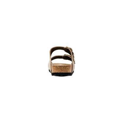 Birkenstock Arizona Big Buckle Beige Leather Flat Sandals