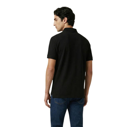 Bikkembergs Black Cotton Polo Shirt – Sport-Inspired Masculine Elegance