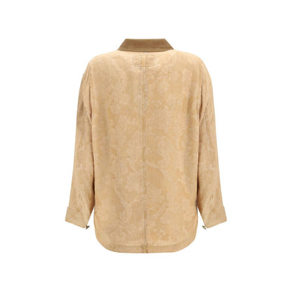 R13 Orange Linen Coat - La Evelyn Chore Jacket