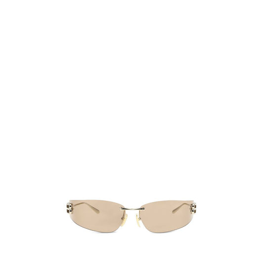 Balenciaga D-Frame Gossip Sunglasses – Gold Metal Frame