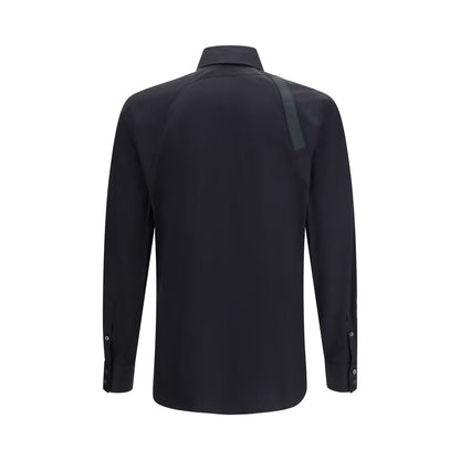 Alexander McQueen Black Cotton Harness Shirt