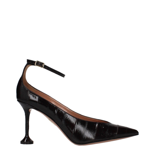Aquazzura Brown Leather Pumps