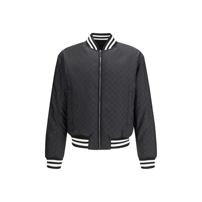 Gucci Black GG Supreme Nylon Jacket