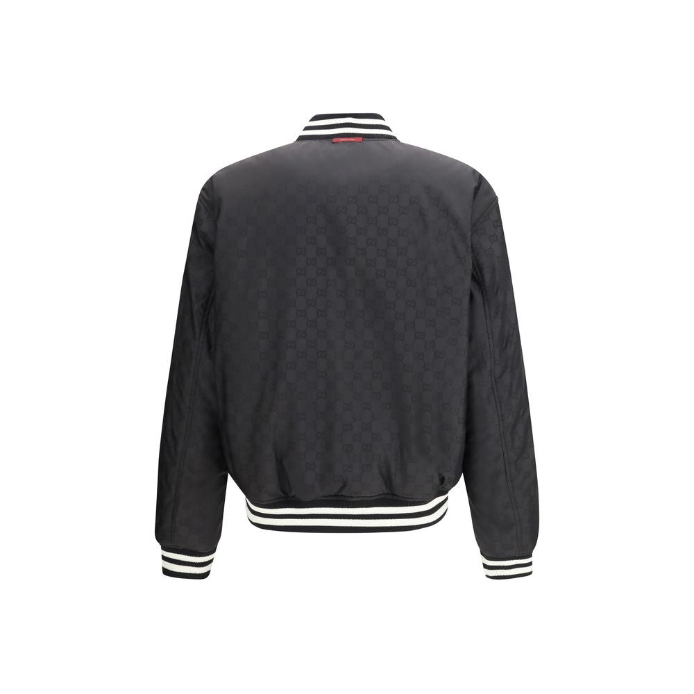 Gucci Black GG Supreme Nylon Jacket