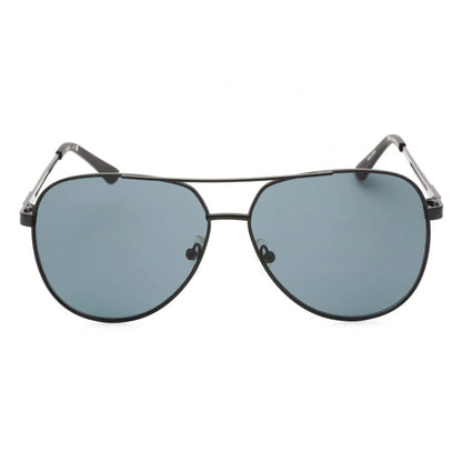 Guess Men’s Sunglasses – Black Metal Frame, Grey Lenses