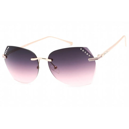 Guess Women's Sunglasses – Pink Metal Frame, Red Gradient Lenses