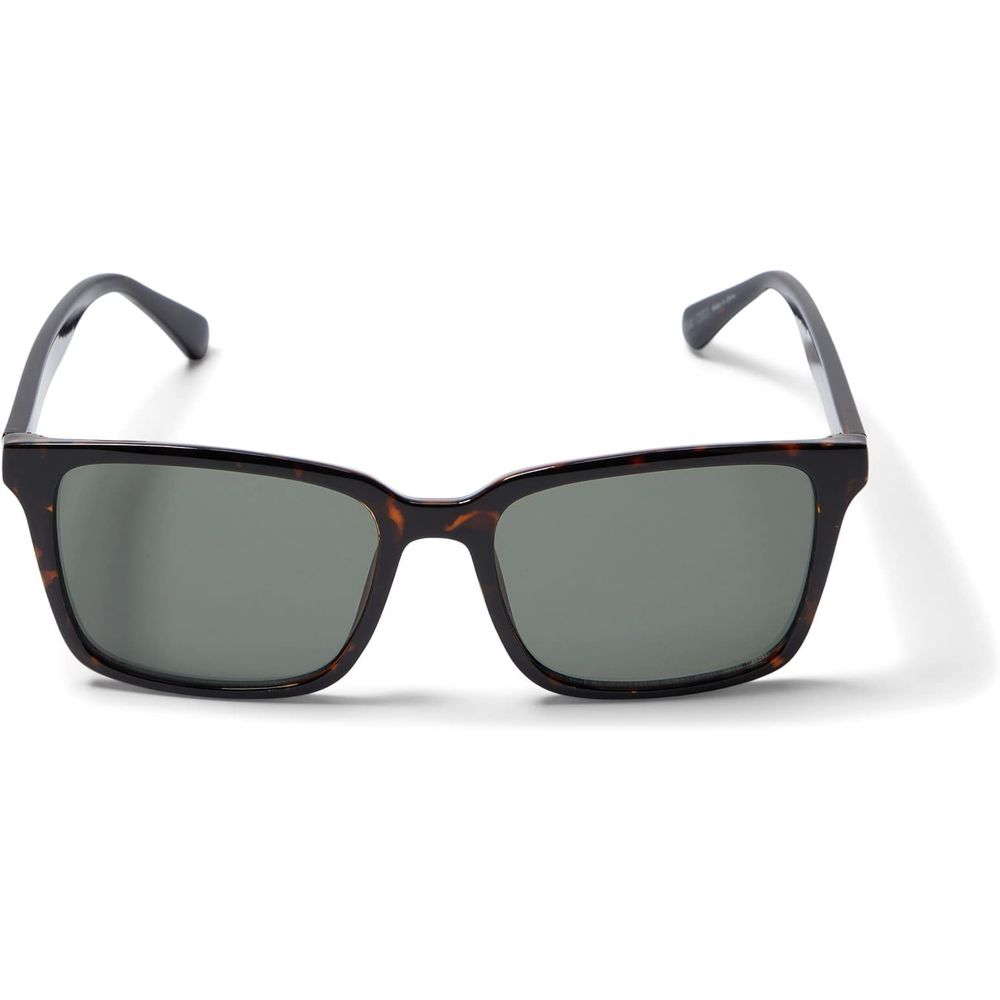 Guess Men's Sunglasses – Brown Full-Rim Frame, Green Lenses