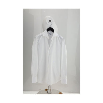 Finamore White Cotton Shirt - Effortless Elegance for Every Occasion