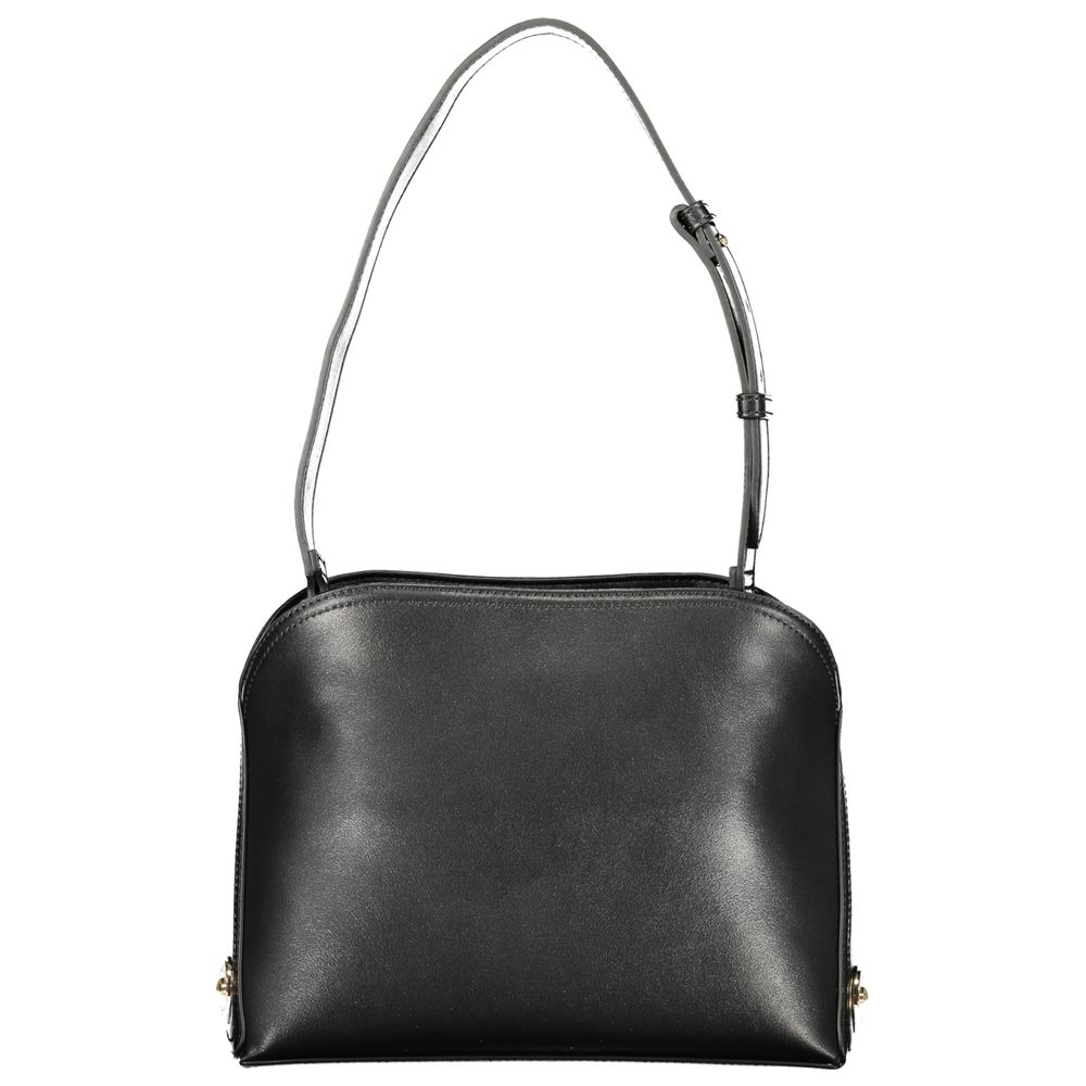 TWINSET Black Polyurethane Women's Shoulder Bag