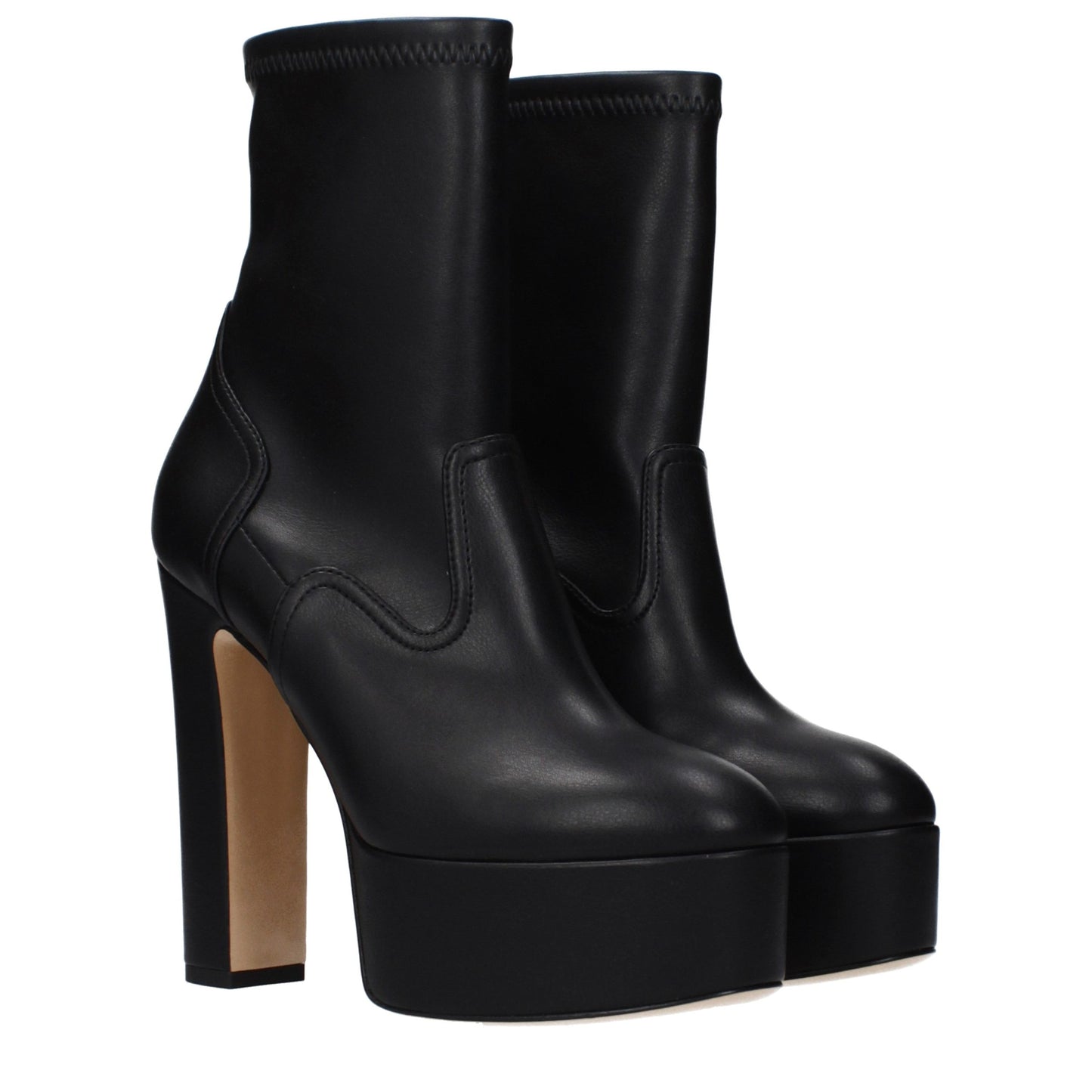Casadei Black Leather Ankle Boots - Timeless Elegance