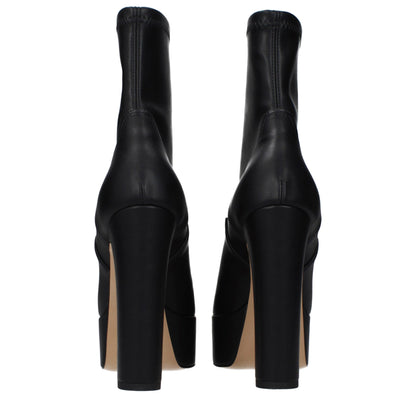 Casadei Black Leather Ankle Boots - Timeless Elegance
