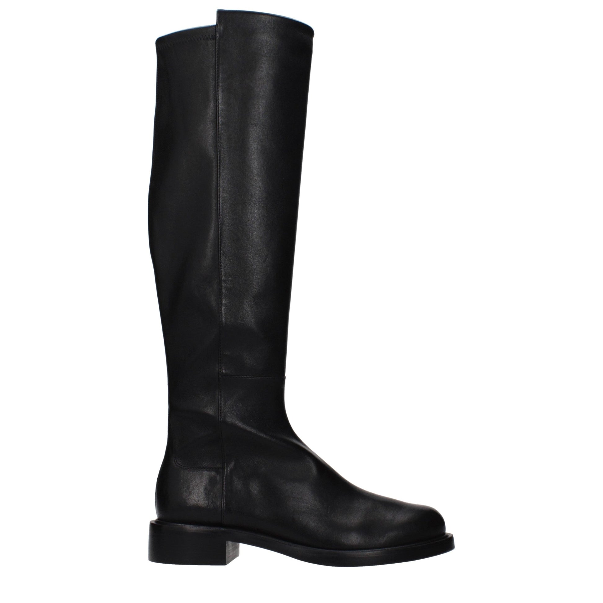 Stuart Weitzman Black Leather Over The Knee Boots
