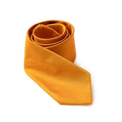 Dolce & Gabbana Orange Silk Tie - A Touch of Elegance