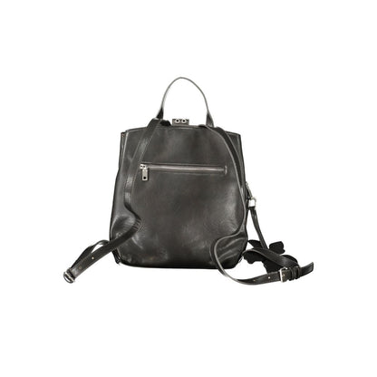 Desigual Black Polyurethane Women Backpack - Curio Choco Sumy Mini