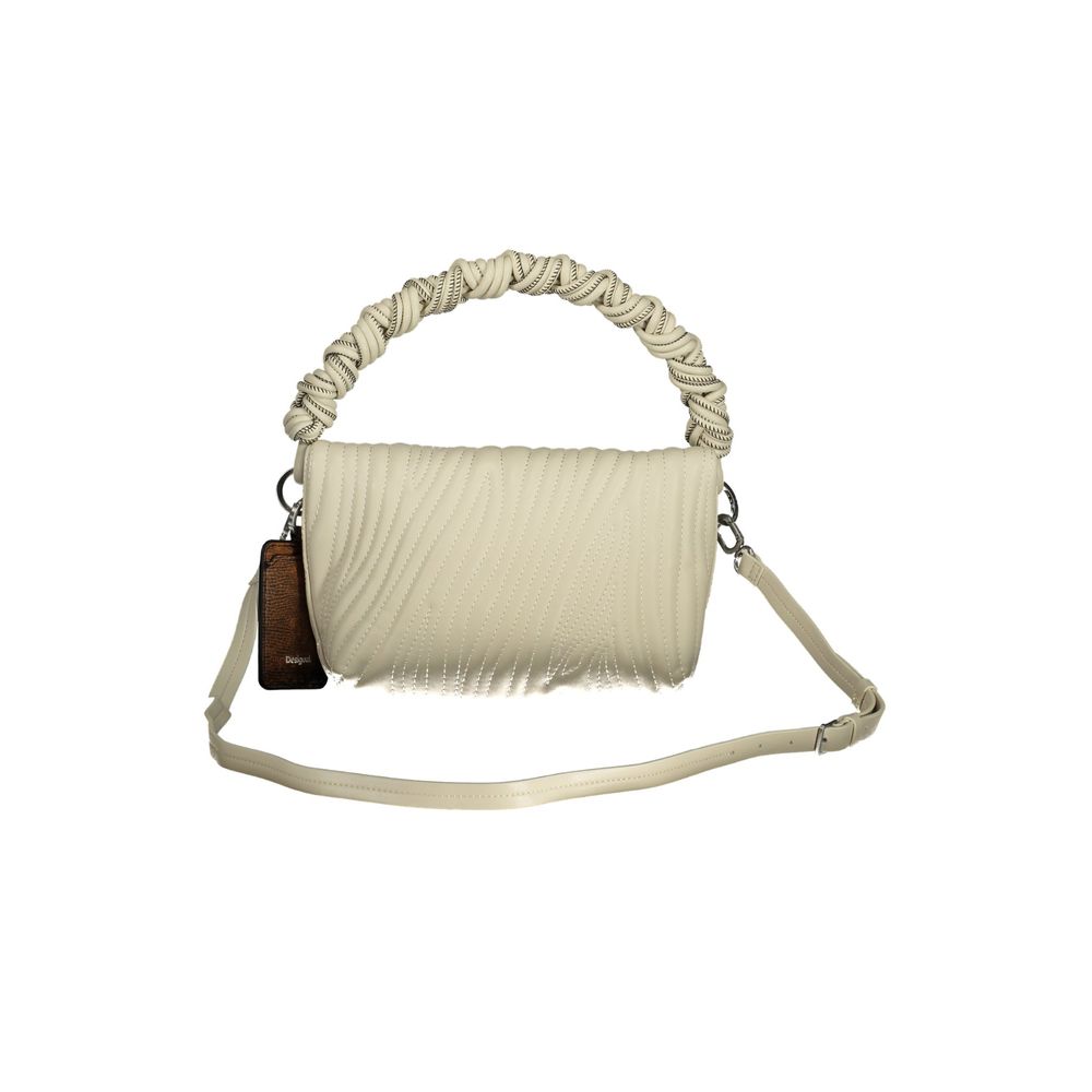 Desigual Helium Trokel Ecru Handbag
