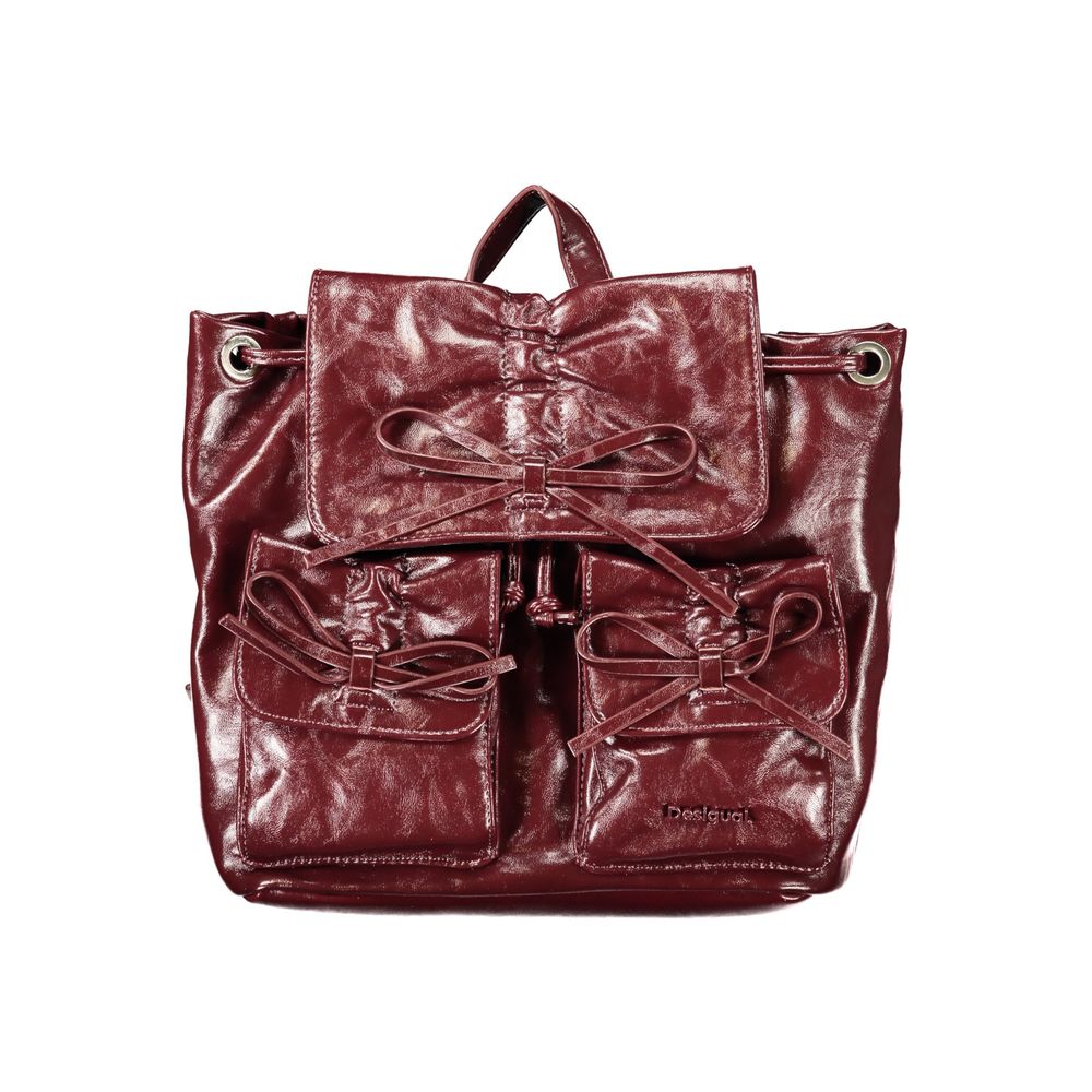 Desigual Rodio Prisa Short Burgundy Backpack