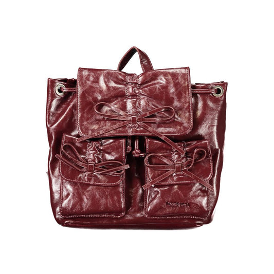 Desigual Rodio Prisa Short Burgundy Backpack