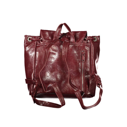 Desigual Rodio Prisa Short Burgundy Backpack