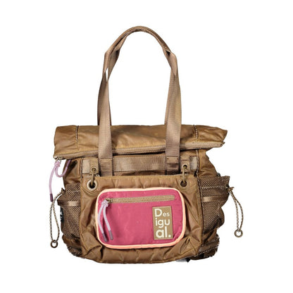 Desigual Neo Grunge Voyager Bag Marrone 100% Poliestere Women’s Backpack