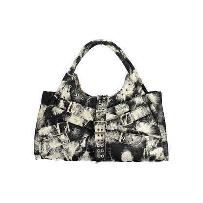 Desigual Nero Polyester Women's Handbag - URANIO HERITOWN 2.0 BAG
