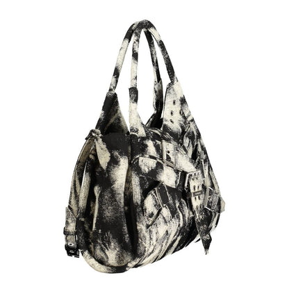 Desigual Nero Polyester Women's Handbag - URANIO HERITOWN 2.0 BAG