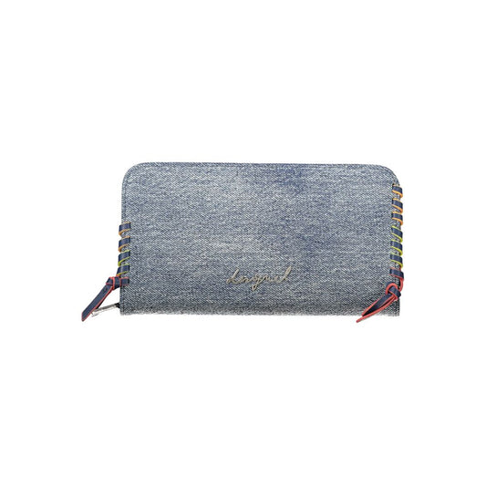 Desigual Azzurro Cotton Women's Wallet - Mone Torio