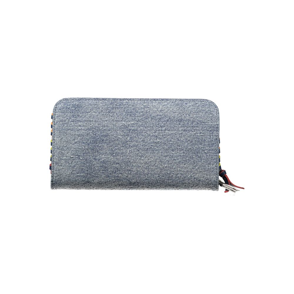 Desigual Azzurro Cotton Women's Wallet - Mone Torio