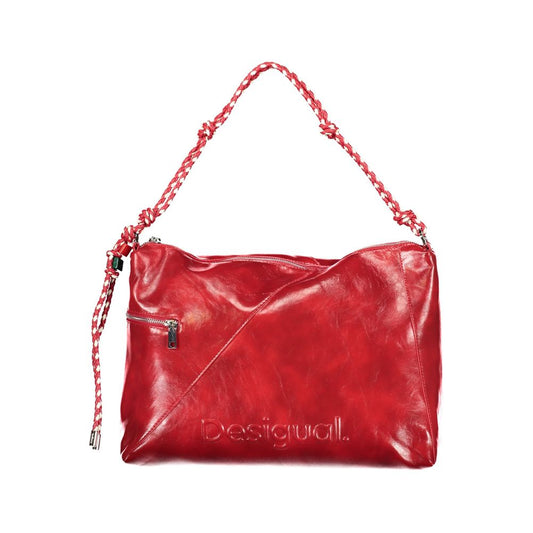 Desigual Half Logo Leiria 2.0 Bag in Rosso Red