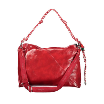 Desigual Half Logo Leiria 2.0 Bag in Rosso Red