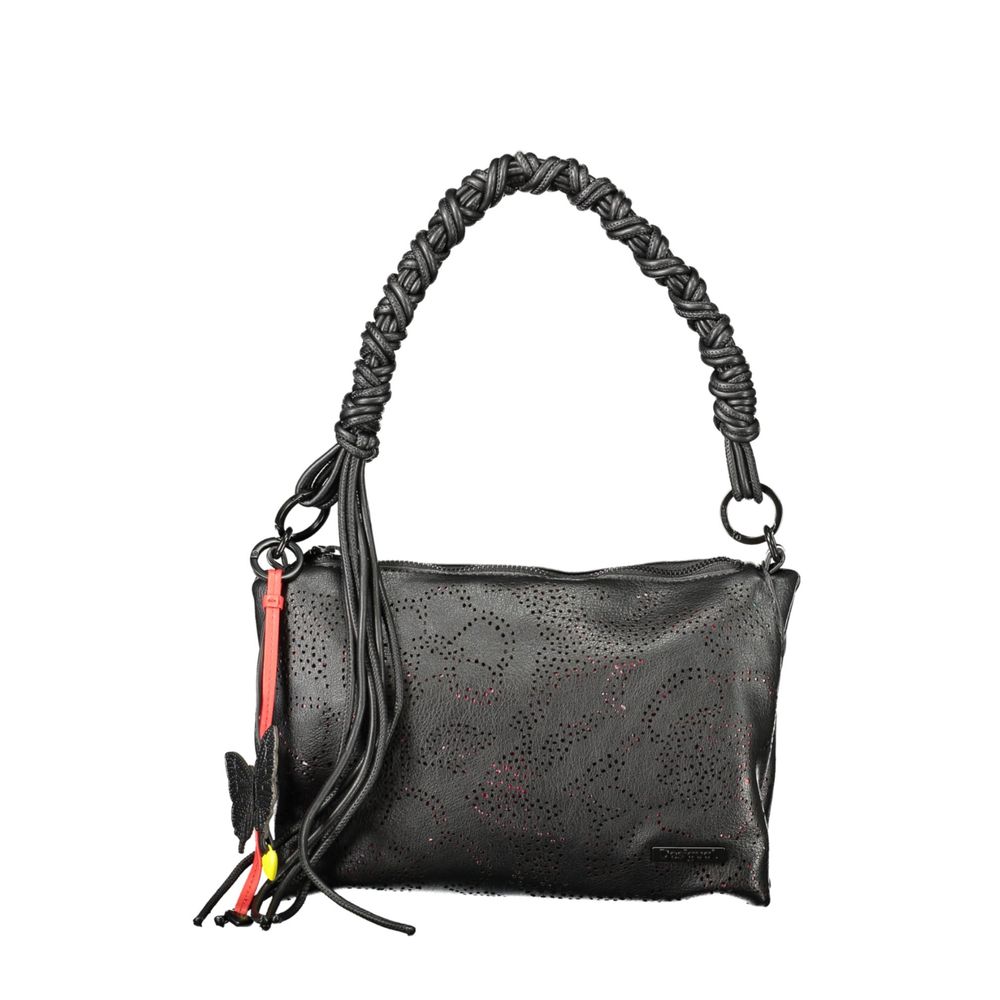 Desigual Black Polyurethane Women's Handbag - Paladio Dortmund Bag