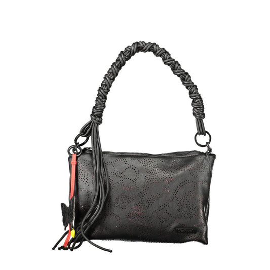 Desigual Black Polyurethane Women's Handbag - Paladio Dortmund Bag