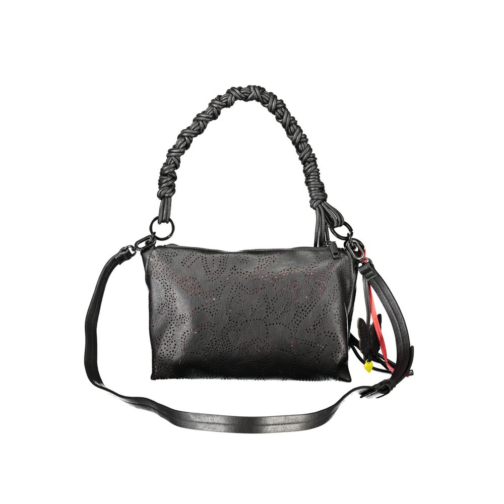 Desigual Black Polyurethane Women's Handbag - Paladio Dortmund Bag