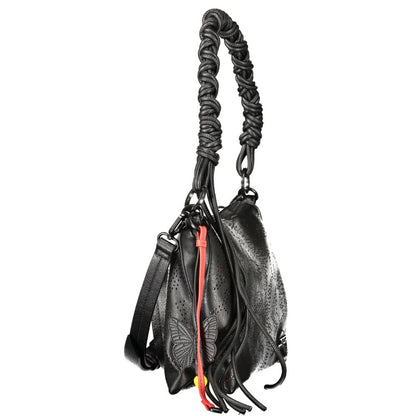 Desigual Black Polyurethane Women's Handbag - Paladio Dortmund Bag