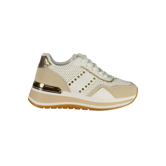 Laura Biagiotti Bianco Polyurethane Women’s Sneaker