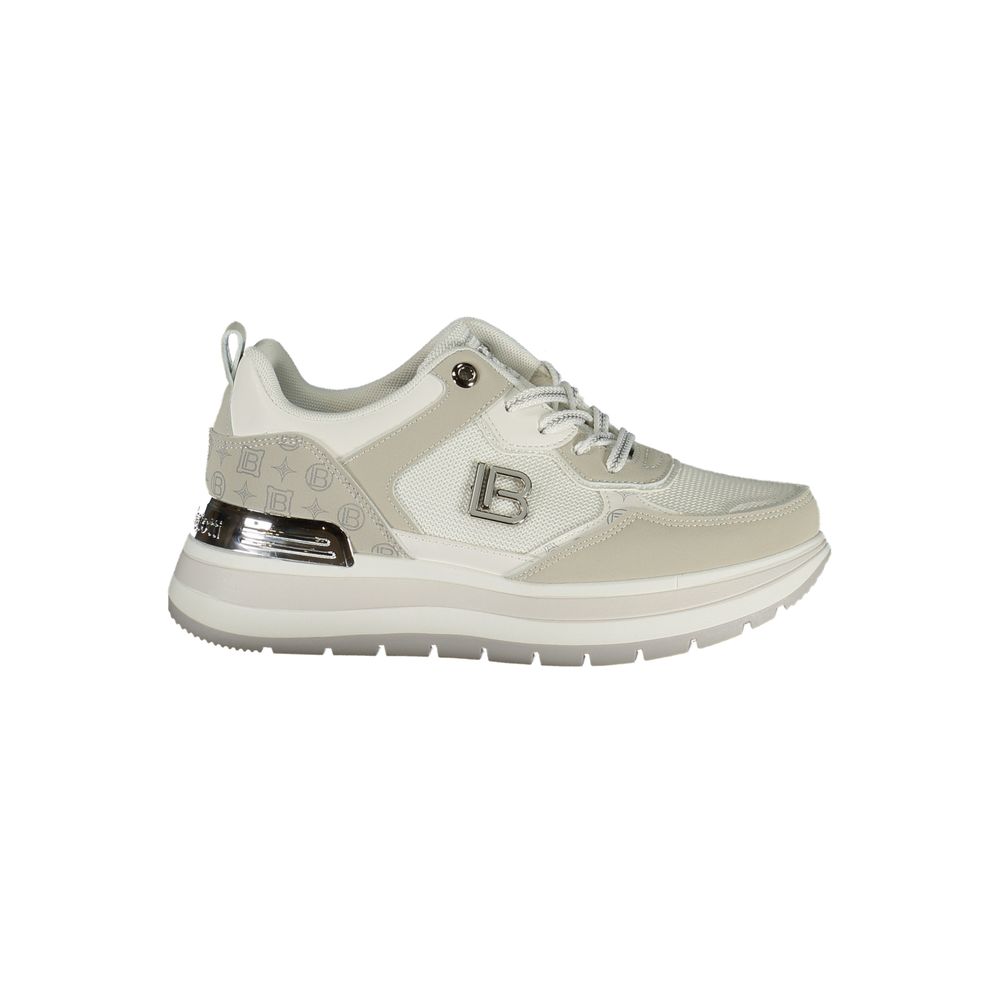 Laura Biagiotti White Polyurethane Women's Sneakers