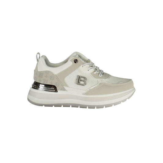 Laura Biagiotti White Polyurethane Women's Sneakers