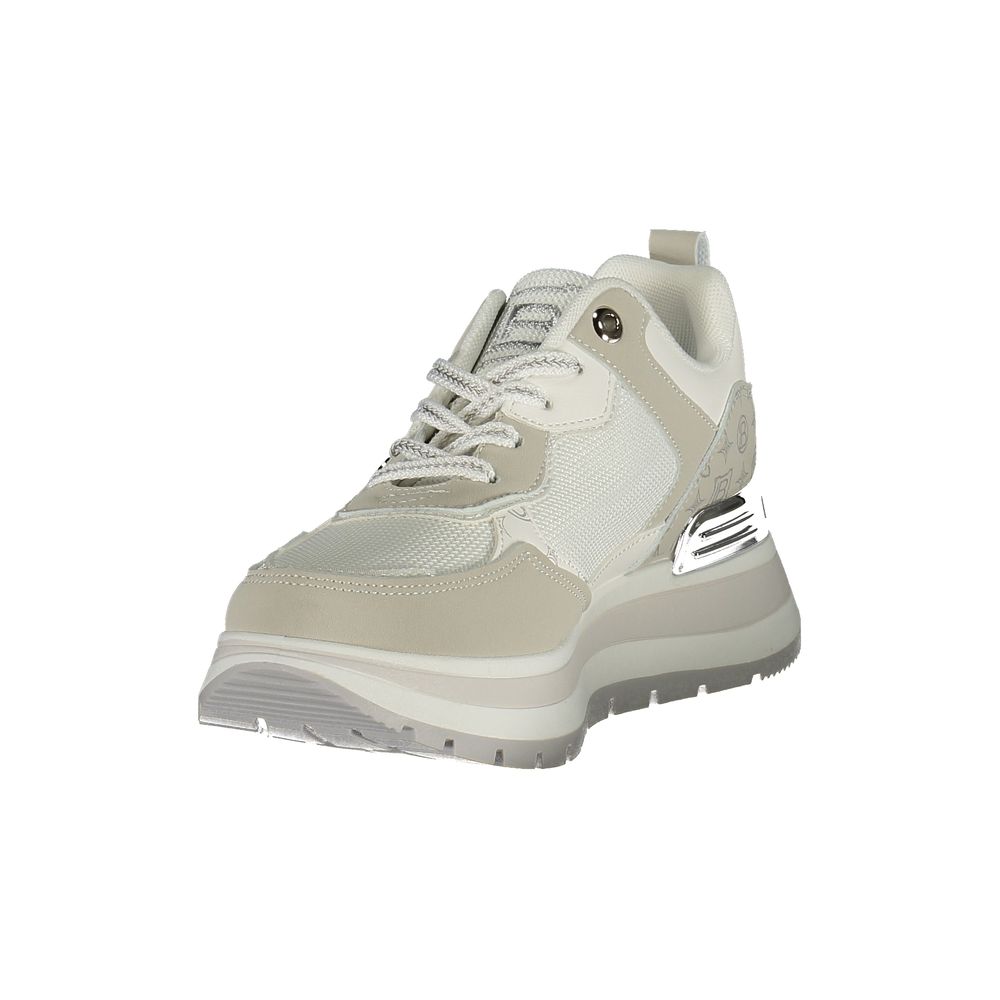 Laura Biagiotti White Polyurethane Women's Sneakers