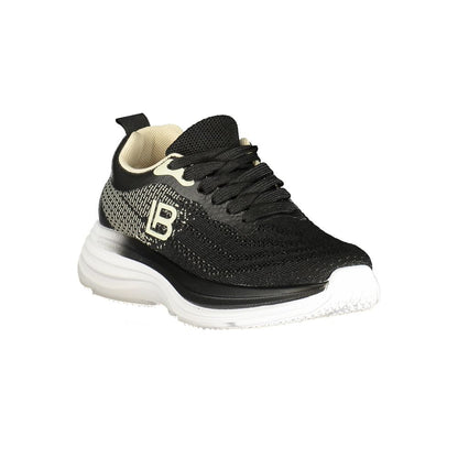Laura Biagiotti Black Polyester Women's Sneaker - Elevated Athletic Elegance