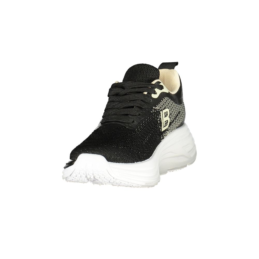 Laura Biagiotti Black Polyester Women's Sneaker - Elevated Athletic Elegance