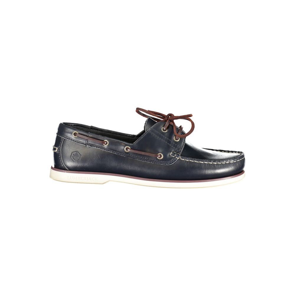 Lumberjack Blue Leather Men Classic Shoe