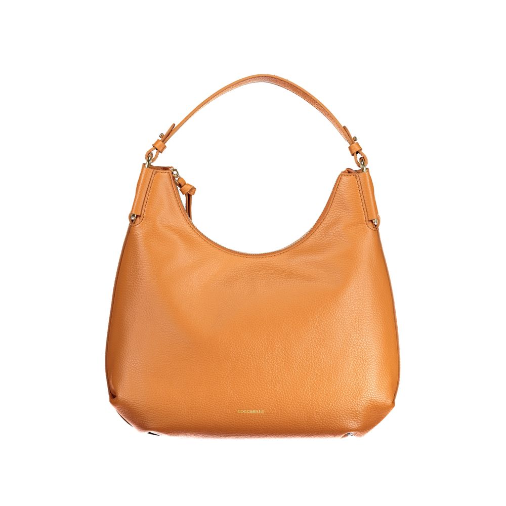 Coccinelle Arancione Leather Women Handbag - Rebekka Bag