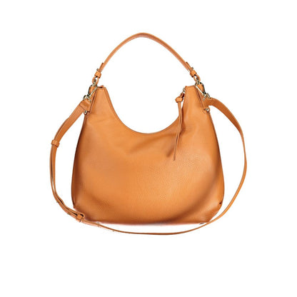 Coccinelle Arancione Leather Women Handbag - Rebekka Bag