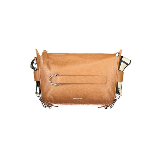 Coccinelle Marrone Leather Women Handbag - Gretel Ribbon Bag