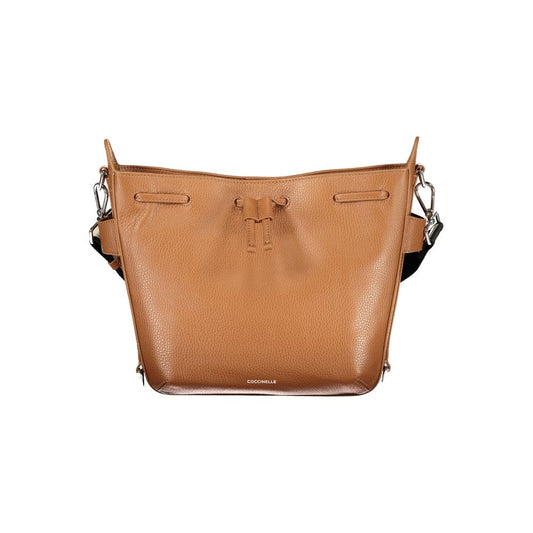 Coccinelle Marrone Leather Women Bag - Gretel Ribbon Bag
