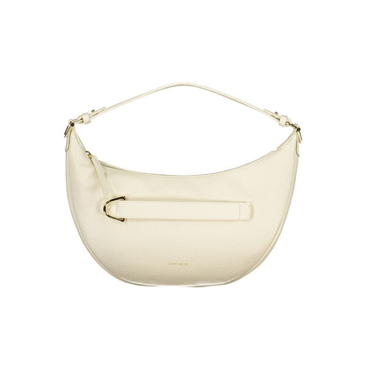 Coccinelle Bianco Leather Lepaki Bag